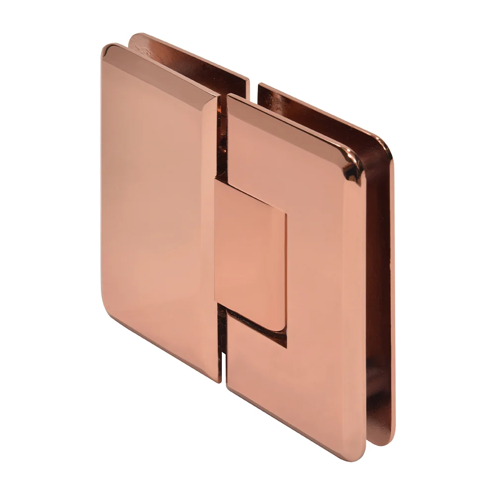 Glass to Glass Shower Door Hinge 180°: Cologne 180, Rose Gold – CRL C0L180RG
