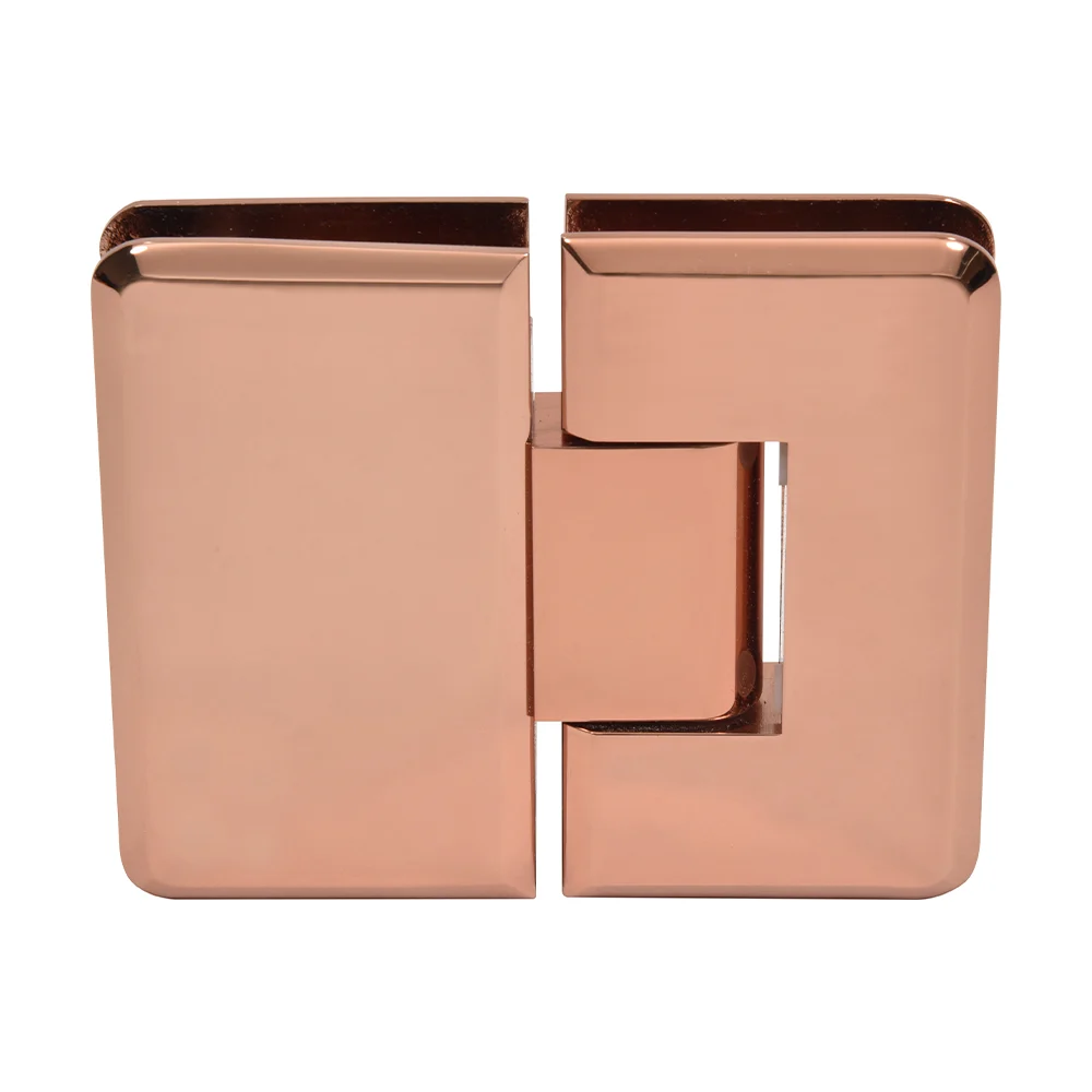 Glass to Glass Shower Door Hinge 180°: Cologne 180, Rose Gold – CRL C0L180RG, photo 2