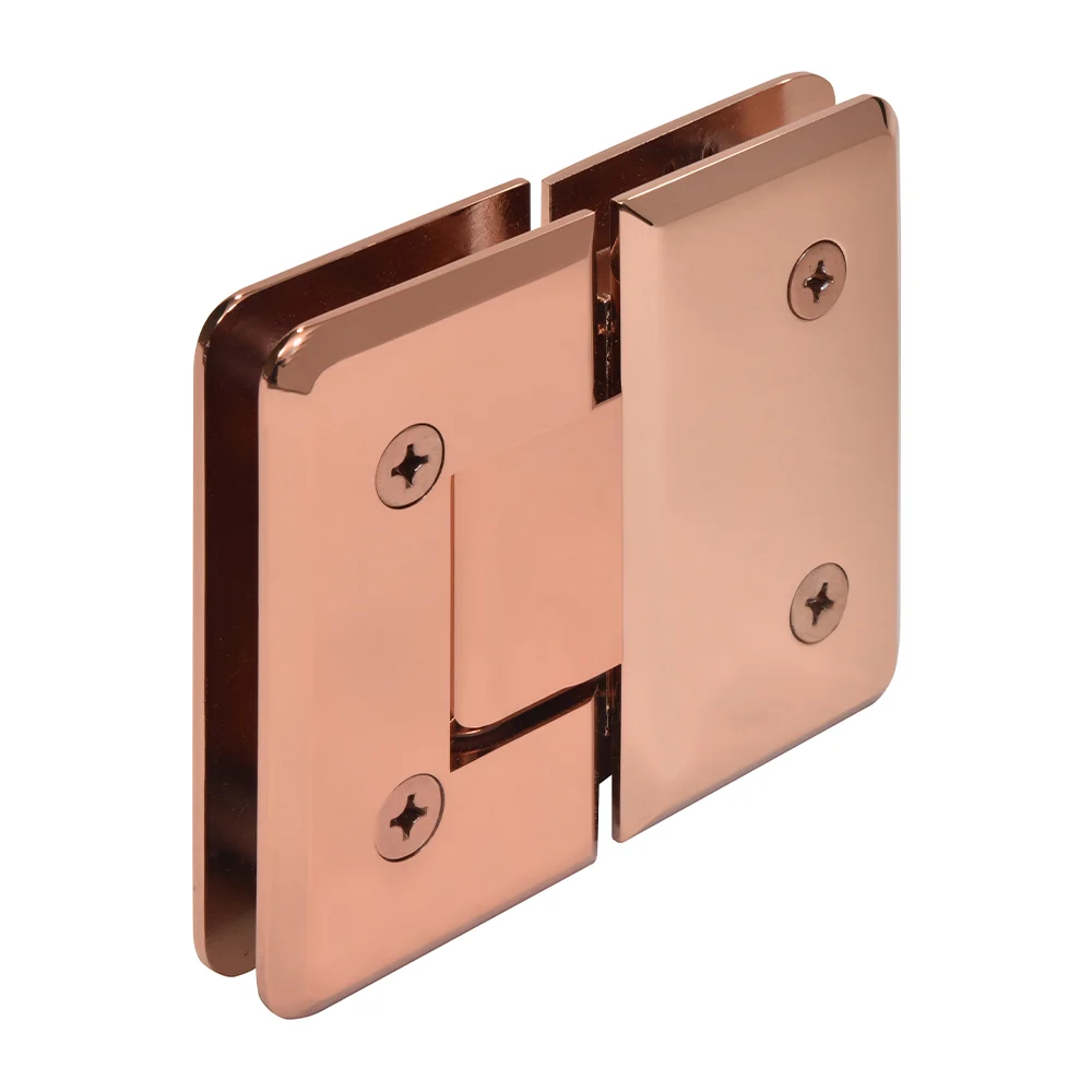 Glass to Glass Shower Door Hinge 180°: Cologne 180, Rose Gold – CRL C0L180RG, photo 3