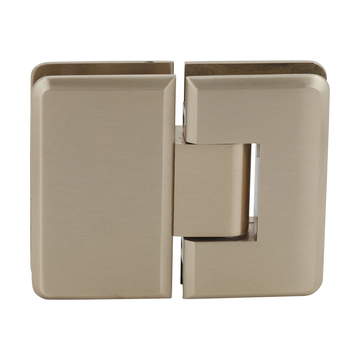 Glass to Glass Shower Door Hinge 180°: Cologne 180, Satin Brass – CRL C0L180SB, photo 3