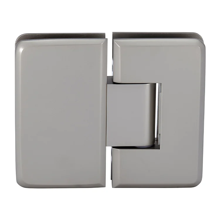 Glass to Glass Shower Door Hinge 180°: Cologne 180, Satin Nickel – CRL C0L180SN