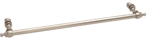 Glass Shower Door 24" Colonial Style Single-Sided Towel Bar, Polished Nickel – CRL C0L24PN