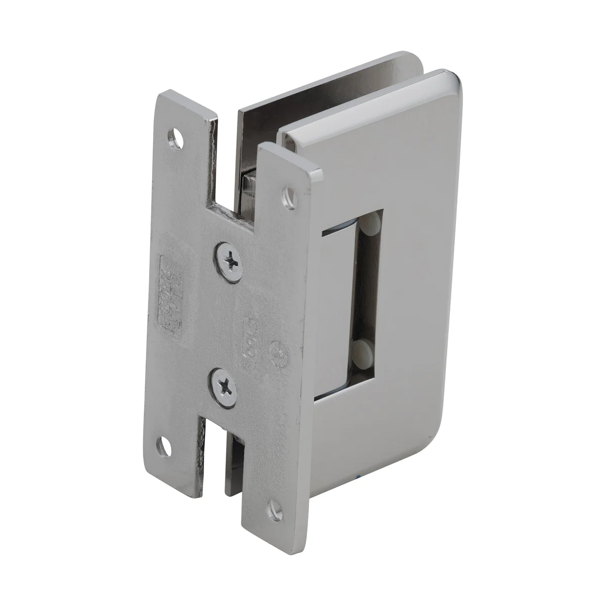 Shower Door Hinge: Cologne 337 Adjustable Wall Mount, H Back Plate, Polished Nickel – CRL C0L337PN, photo 3