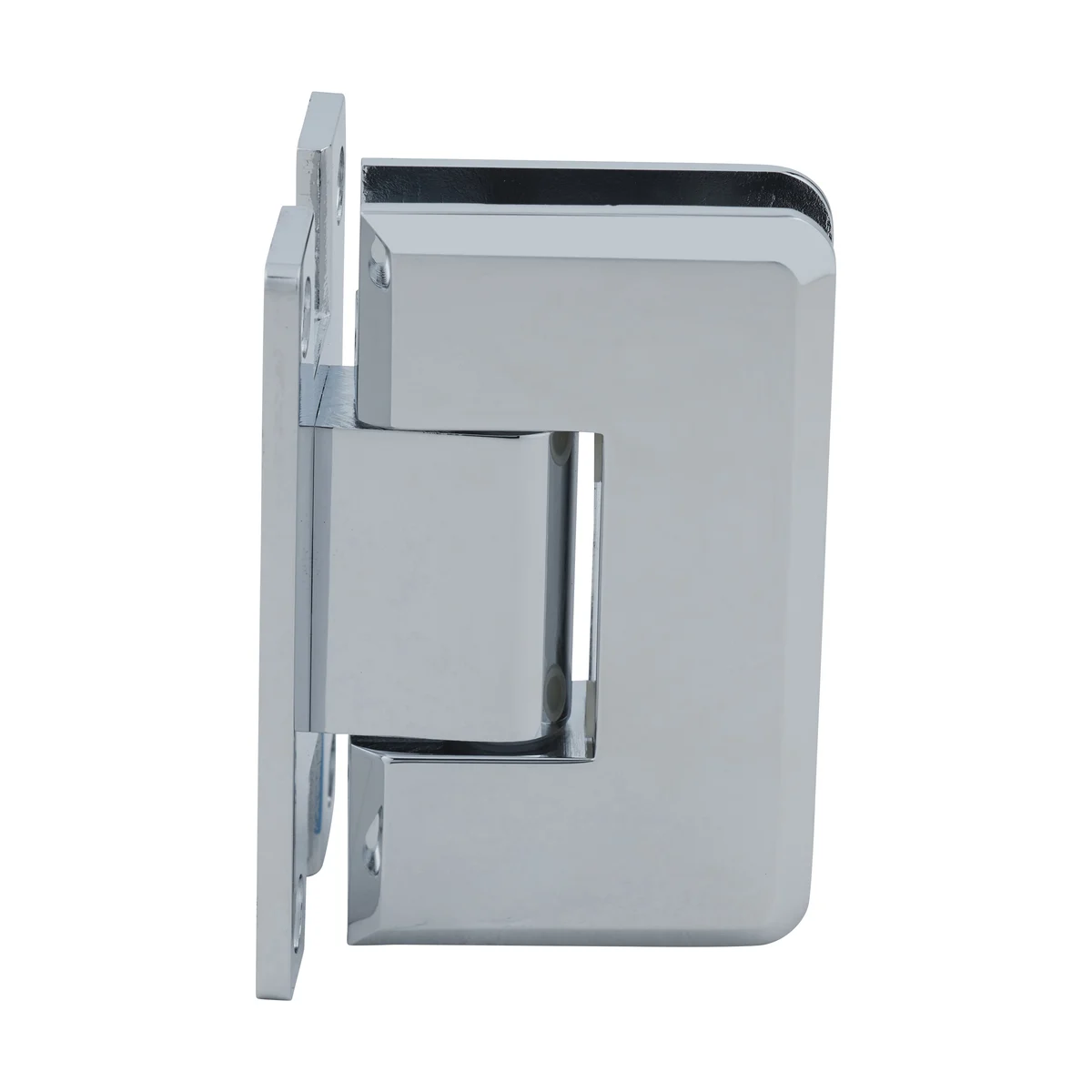 CRL C0L537CH Shower Door Hinge – Cologne 537 5° Pre-Set Wall Mount, H Back Plate