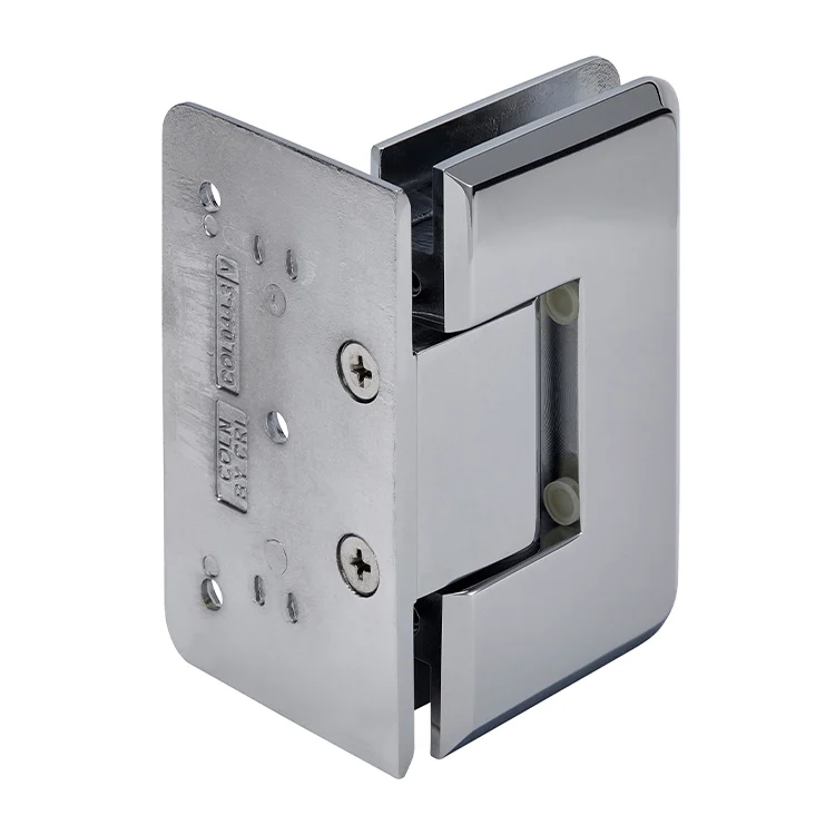 CRL C0L544CH Shower Door Hinge – Cologne 544 5° Pre-Set, Offset Back Plate