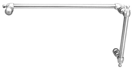 CRL C0L6X18CH 6" Pull Handle and 18" Colonial Towel Bar Set