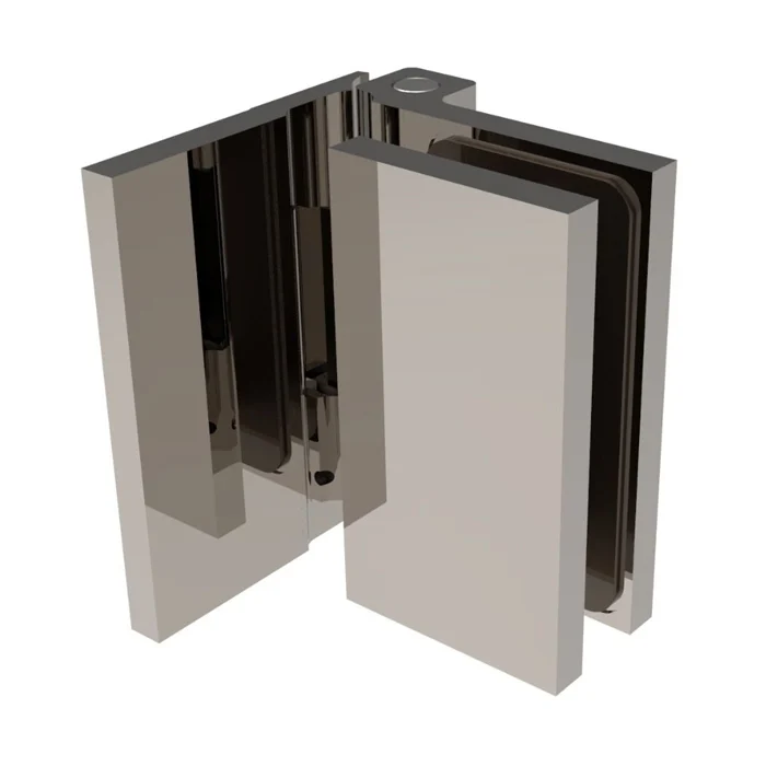 Shower Door Hinge: Como 044 Outswing Wall Mount, Offset Back Plate, Brushed Nickel – CRL C0M044BN, photo 4