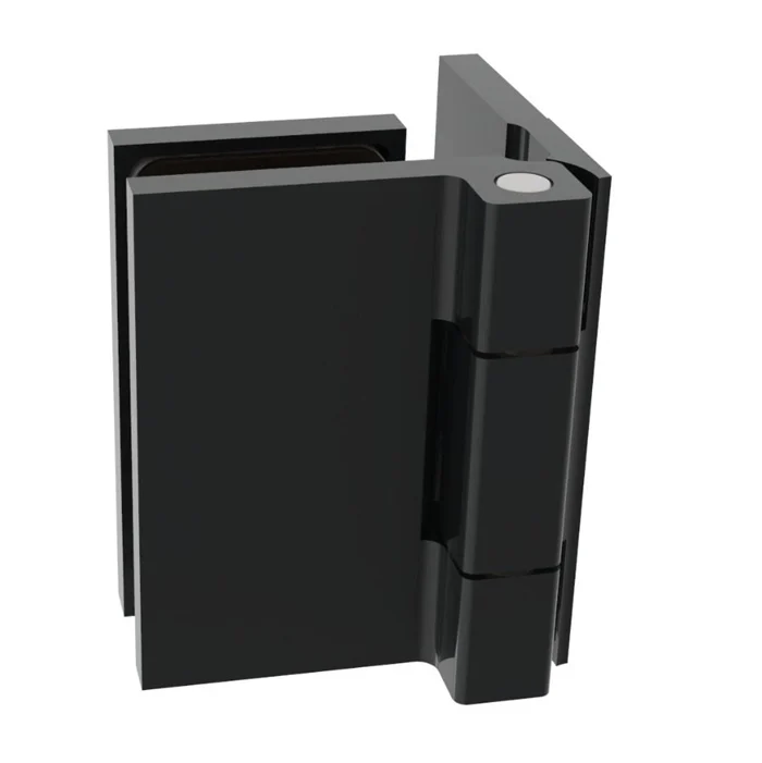 Shower Door Hinge: Como 044 Outswing Wall Mount, Offset Back Plate, Matte Black – CRL C0M044MBL