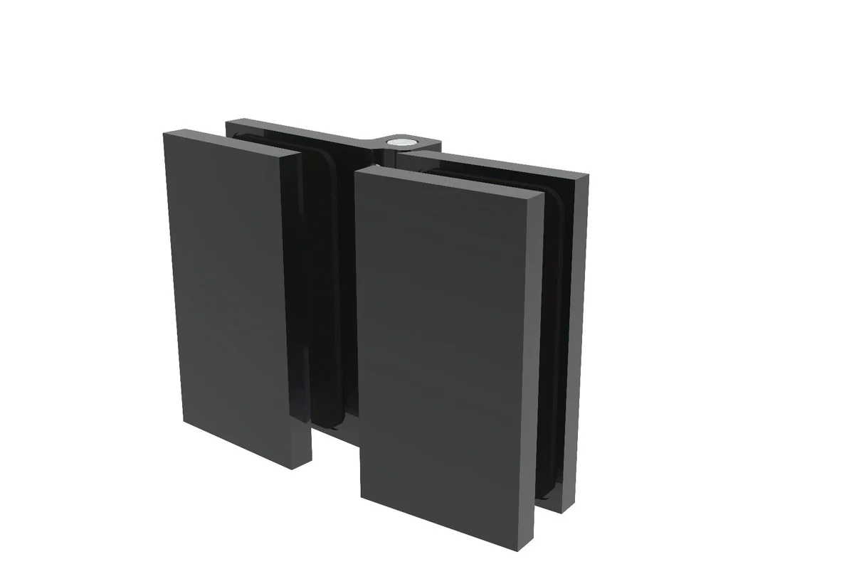 Glass to Glass Shower Door Hinge 180°: Como 180, Matte Black – CRL C0M180MBL, photo 3