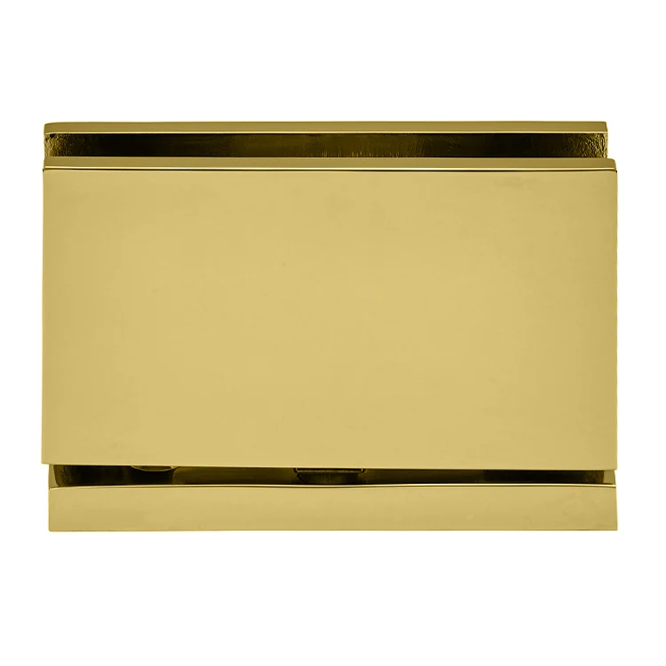 Pivot Shower Door Hinge: Cardiff Top or Bottom Mount, Polished Brass – CRL CAR01BR