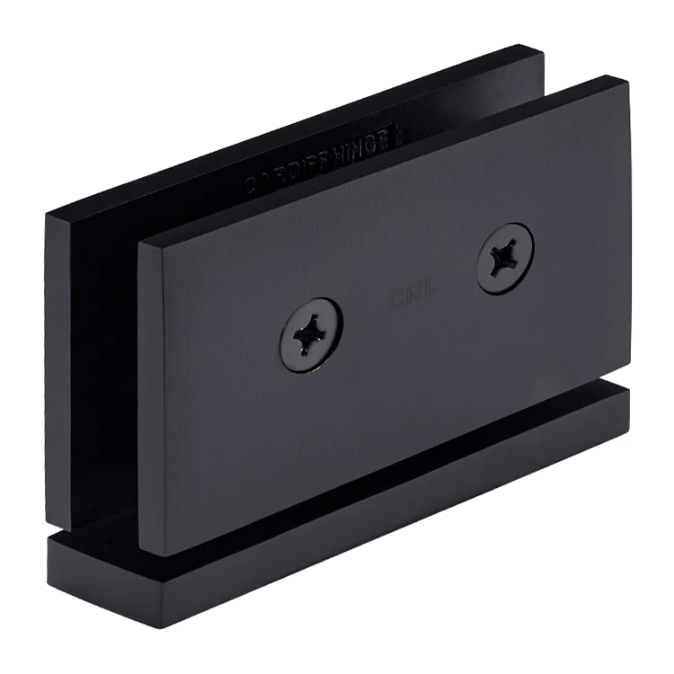 Pivot Shower Door Hinge: Cardiff Top or Bottom Mount, Matte Black – CRL CAR01MBL, photo 3