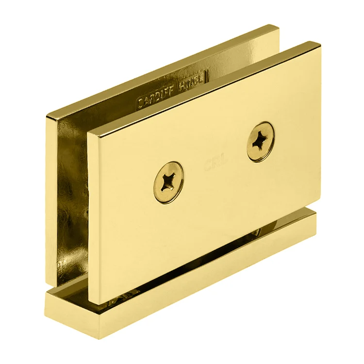 Pivot Shower Door Hinge: Cardiff Top or Bottom Mount, Unlacquered Brass – CRL CAR01ULBR, photo 3