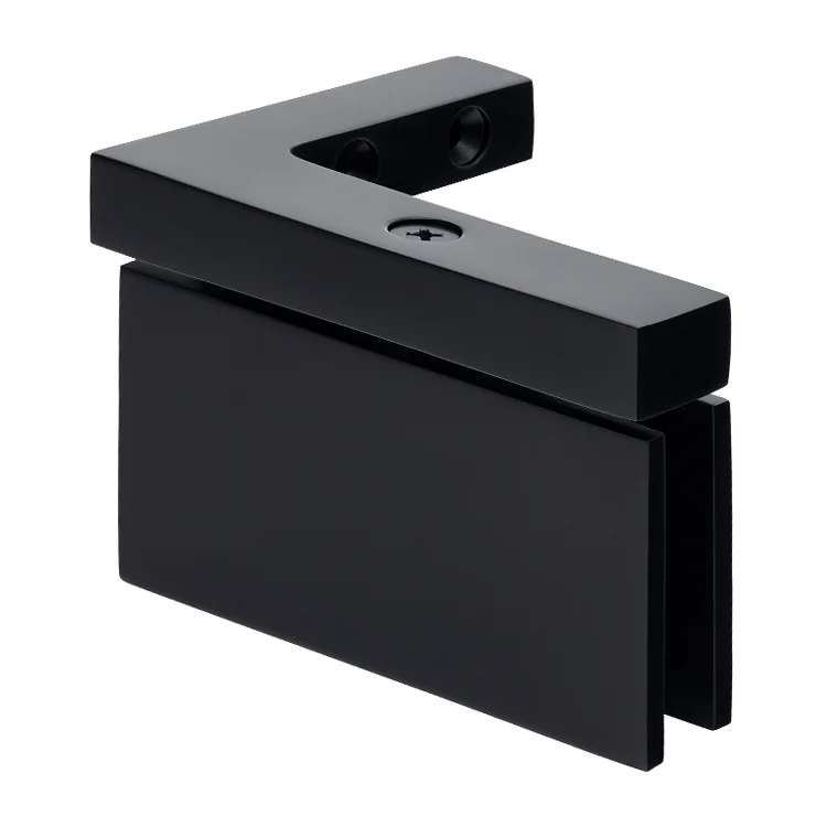 Pivot Shower Door Hinge: Cardiff Left Hand Mount, Matte Black – CRL CAR05LMBL