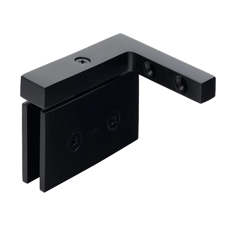 Pivot Shower Door Hinge: Cardiff Left Hand Mount, Matte Black – CRL CAR05LMBL, photo 3