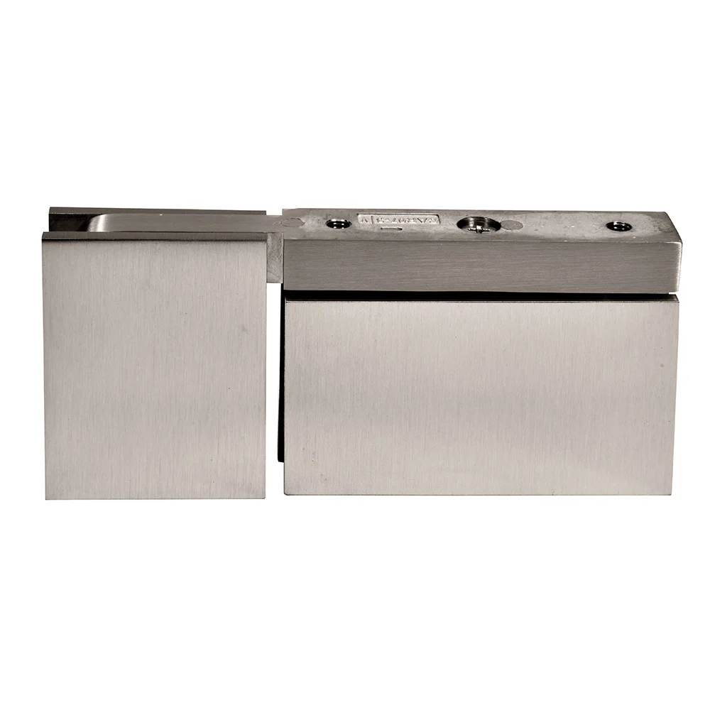 Pivot Shower Door Hinge: Cardiff Top or Bottom Mount with U-Clamp, Brushed Nickel – CRL CAR07BN, photo 2