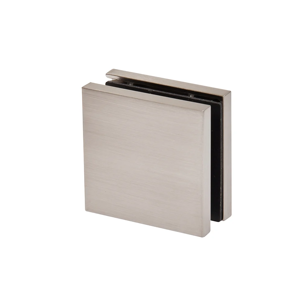 Shower Glass Zero Clamp, Brushed Nickel – CRL CCS4BN