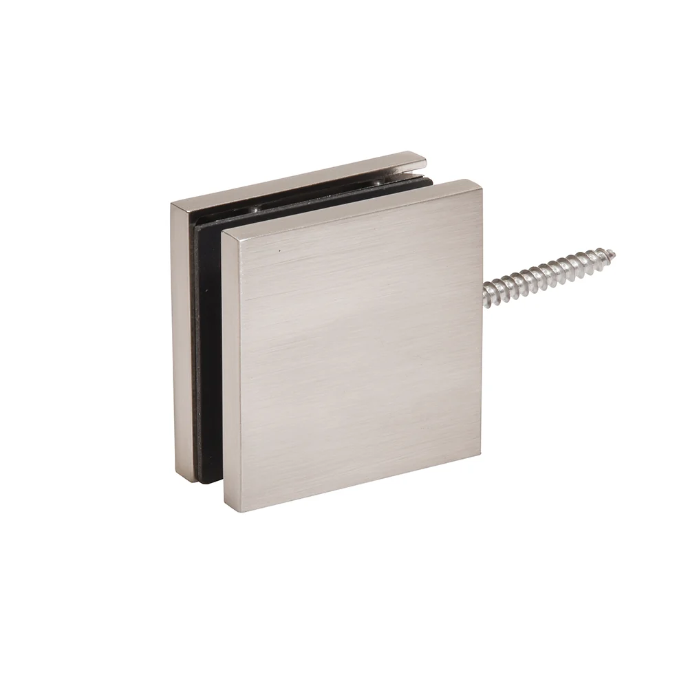 Shower Glass Zero Clamp, Brushed Nickel – CRL CCS4BN, photo 3