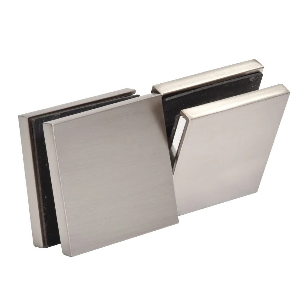 Shower Glass Zero Clamp, Brushed Nickel – CRL CCS4BN, photo 6