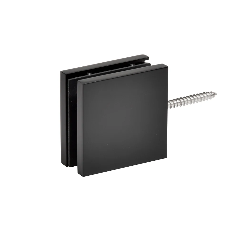 Shower Glass Zero Clamp, Matte Black – CRL CCS4MBL, photo 3