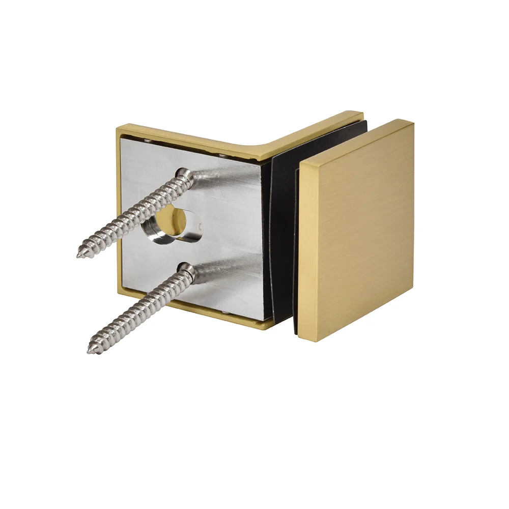 Shower Glass Zero 90° Wall & Glass Mount Clamp, Brushed Bronze – CRL CCS90BBRZ, photo 3
