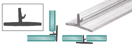 CRL 95" Clear T-Shape Polycarbonate Seal, Clear