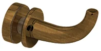 CRL Designer Robe Hook, Brushed Bronze