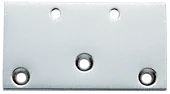 CRL Shower Door Hinge Offset Back Plate – Geneva 044 / 344 / 544, Polished Chrome