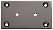 CRL Shower Door Hinge Back Plate – Geneva 037 / 337 / 537 Wall Mount, Oil Rubbed Bronze