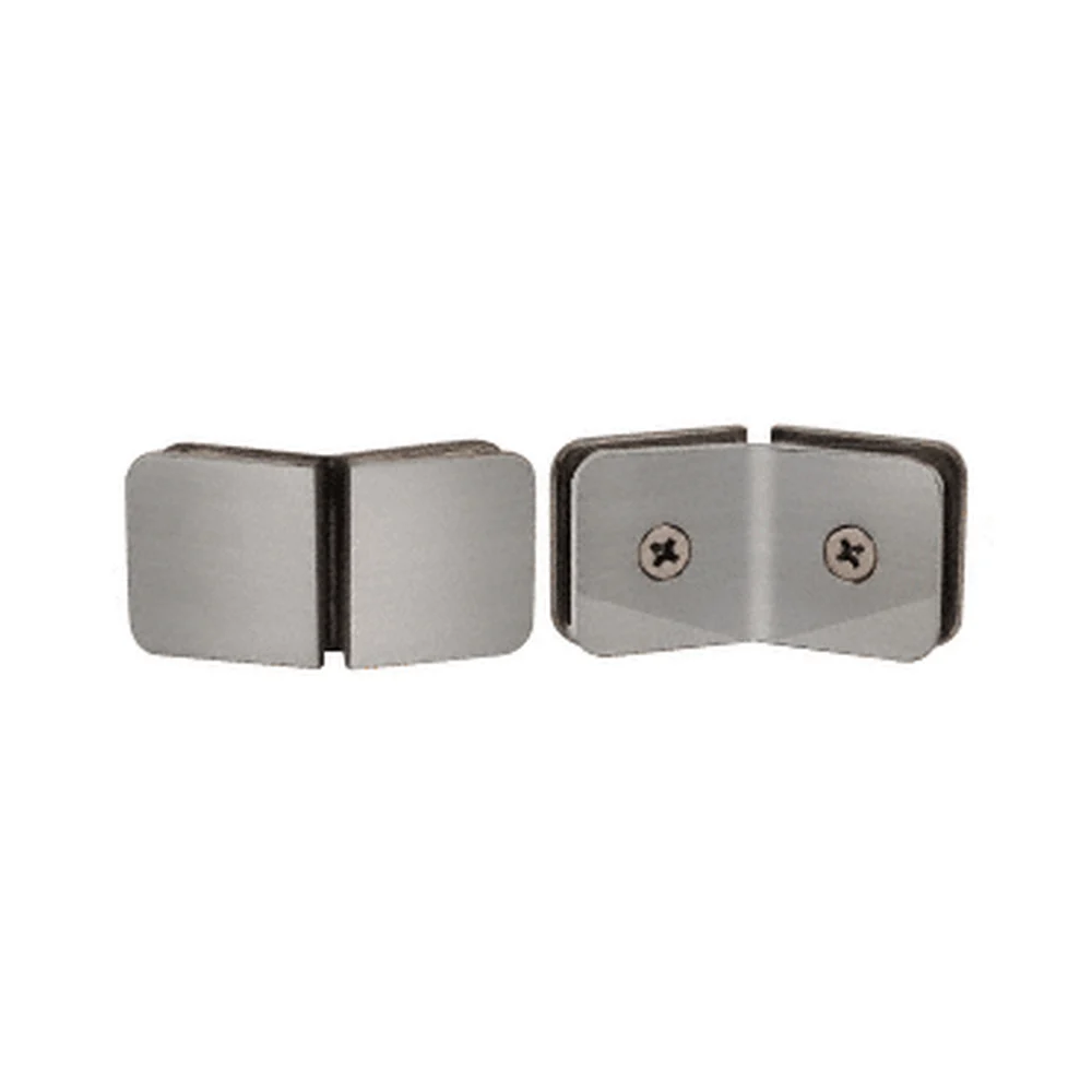 Shower Glass Traditional 135° Glass-to-Glass Clamp, Brushed Nickel – CRL GCB135BN