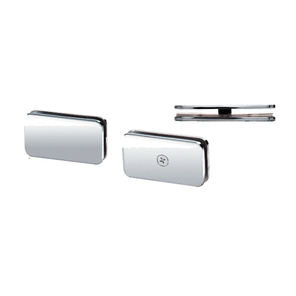 CRL GCB180CH Traditional 180° Glass-to-Glass Clamp