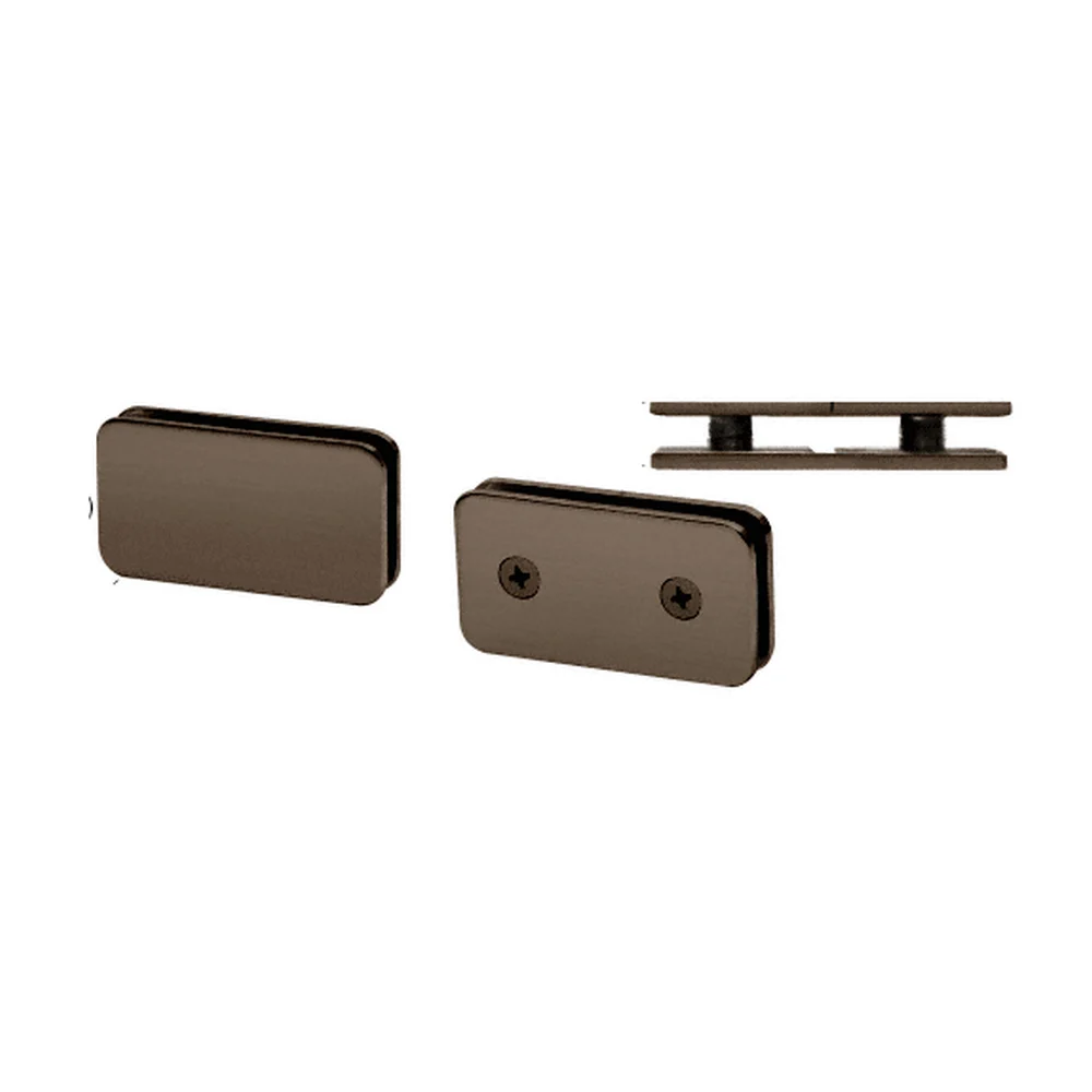 Shower Glass Traditional 180° Double Stud Glass Clamp, Brushed Bronze – CRL GCB184BBRZ