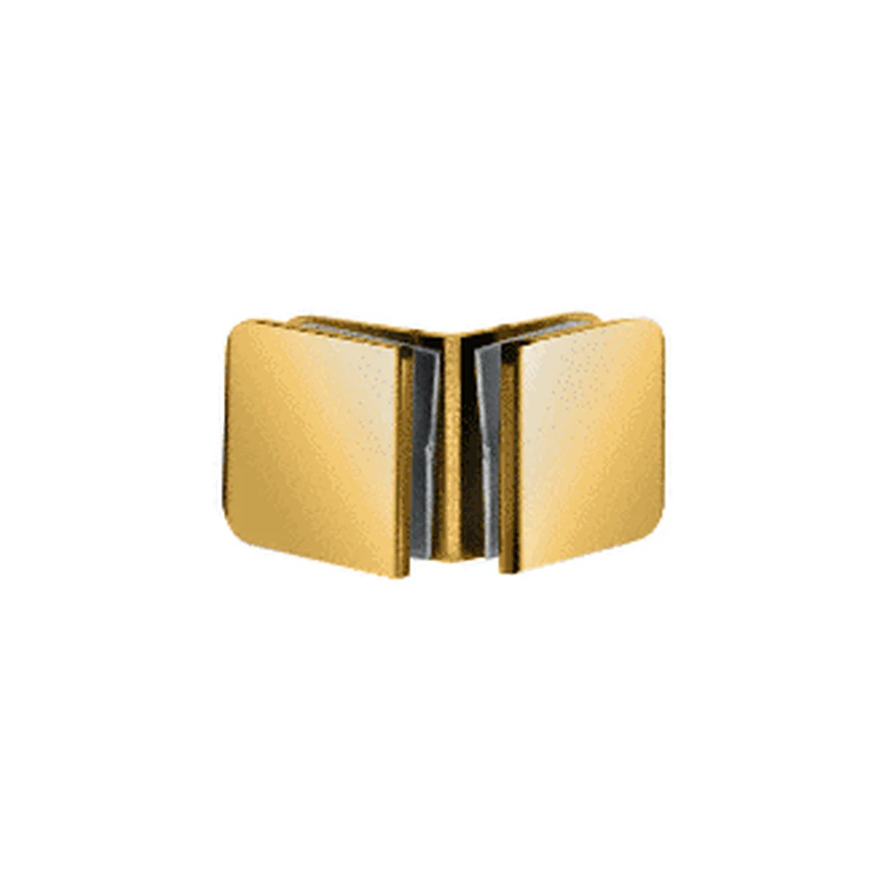 Shower Glass Traditional 90° Glass-to-Glass Clamp, Polished Brass – CRL GCB90BR