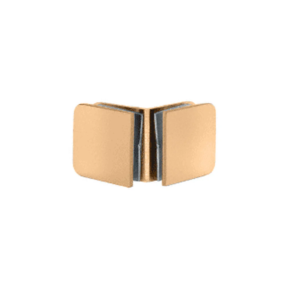 Shower Glass Traditional 90° Glass-to-Glass Clamp, Satin Brass – CRL GCB90SB