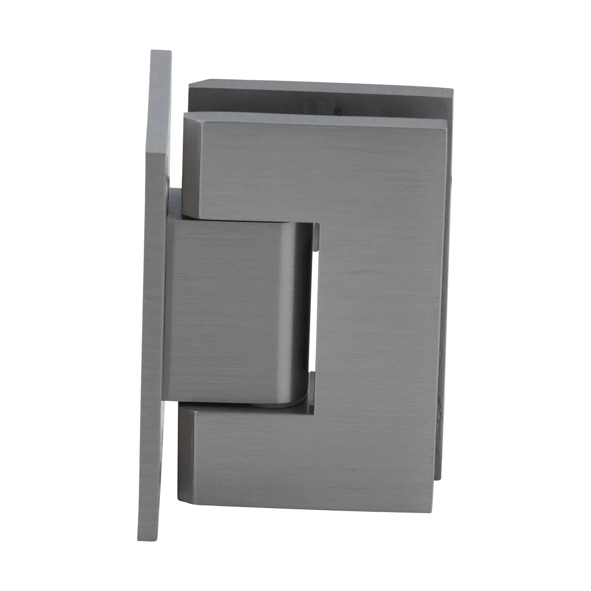 Shower Door Hinge: Geneva 037 Wall Mount, Full Back Plate, Brushed Nickel – CRL GEN037BN