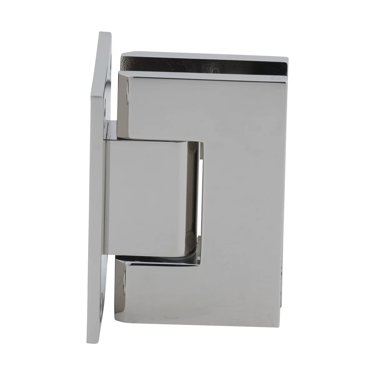 Shower Door Hinge: Geneva 037 Wall Mount, Full Back Plate, Polished Nickel – CRL GEN037PN