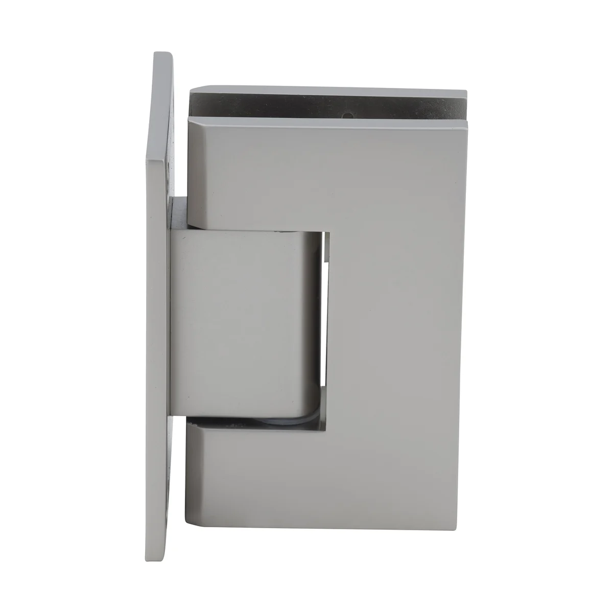 Shower Door Hinge: Geneva 037 Wall Mount, Full Back Plate, Satin Nickel – CRL GEN037SN