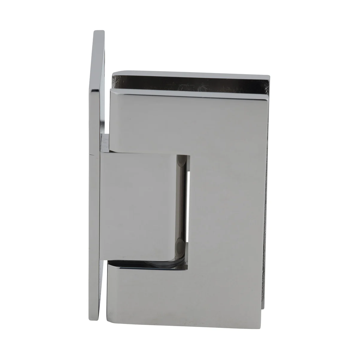 Shower Door Hinge: Geneva 044 Wall Mount, Offset Back Plate, Polished Nickel – CRL GEN044PN