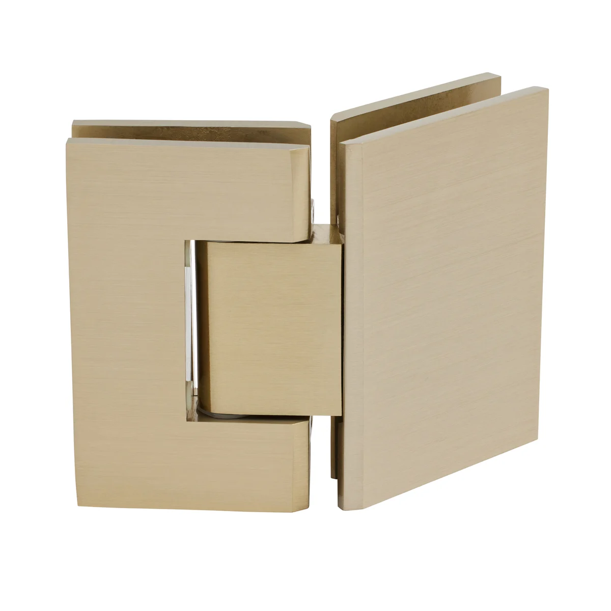 Glass to Glass Shower Door Hinge 135°: Geneva 045, Brushed Bronze – CRL GEN045BBRZ