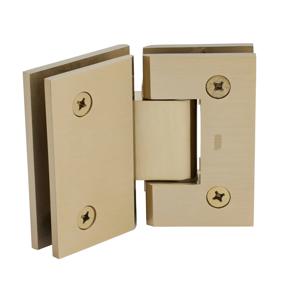 Glass to Glass Shower Door Hinge 135°: Geneva 045, Brushed Bronze – CRL GEN045BBRZ, photo 3