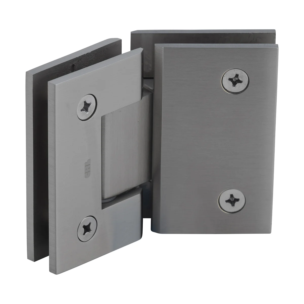 Glass to Glass Shower Door Hinge 135°: Geneva 045, Brushed Nickel – CRL GEN045BN, photo 3
