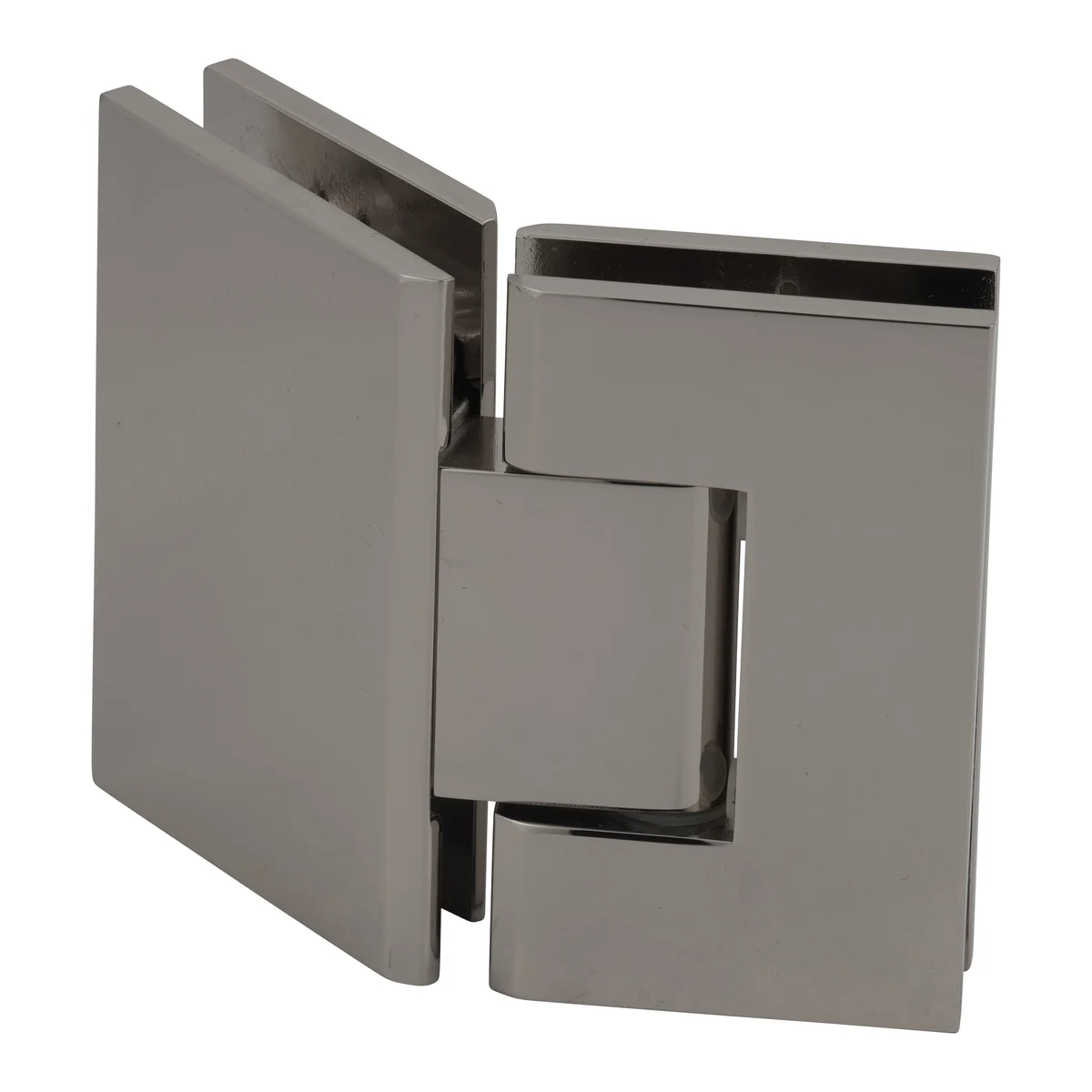 Glass to Glass Shower Door Hinge 135°: Geneva 045, Polished Nickel – CRL GEN045PN