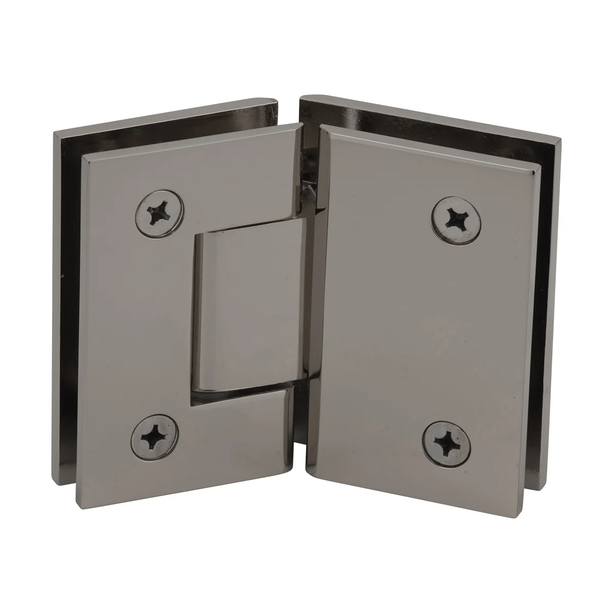Glass to Glass Shower Door Hinge 135°: Geneva 045, Polished Nickel – CRL GEN045PN, photo 3