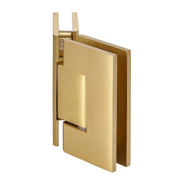 Glass to Glass Shower Door Hinge 135°: Geneva 045, Satin Brass – CRL GEN045SB