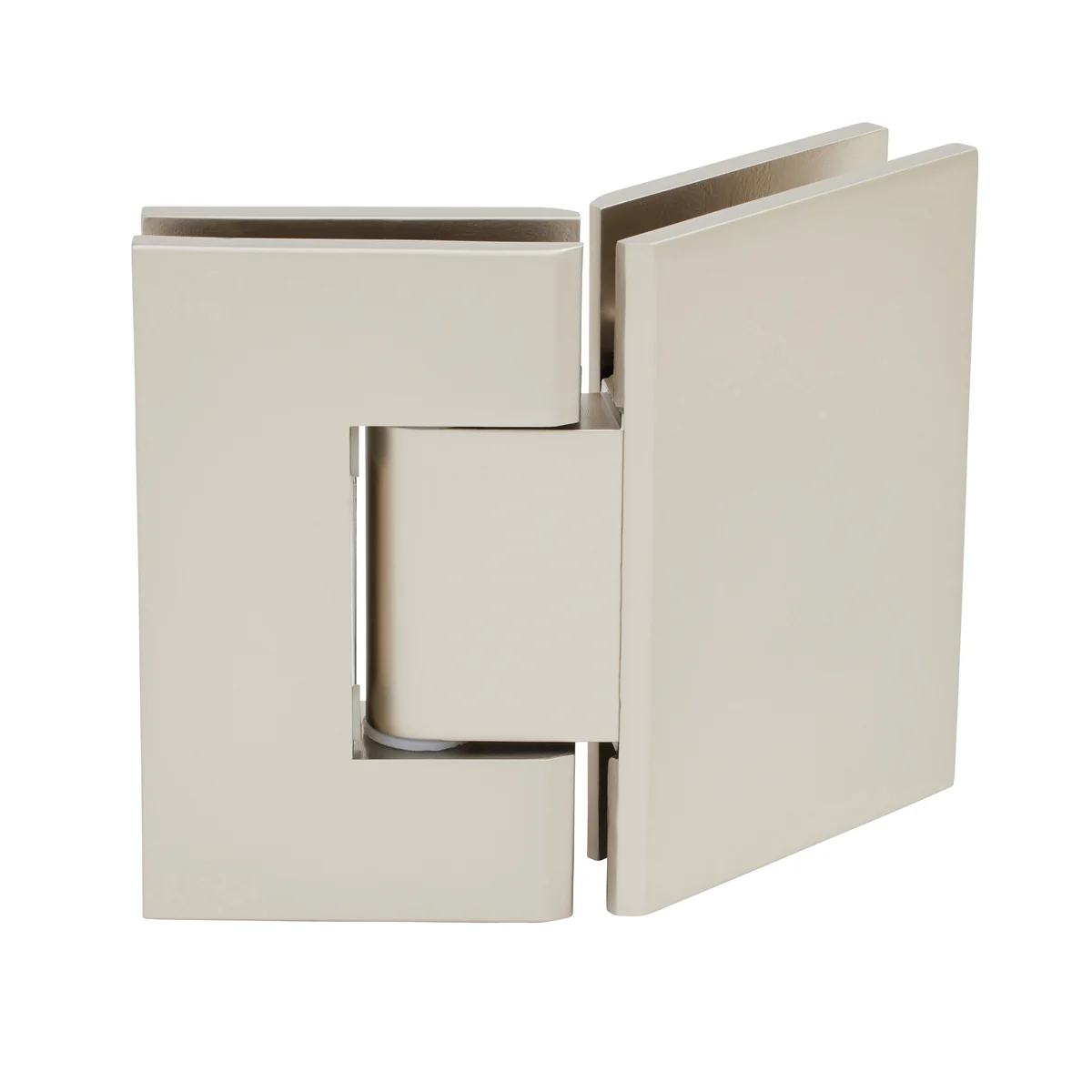 Glass to Glass Shower Door Hinge 135°: Geneva 045, Satin Nickel – CRL GEN045SN