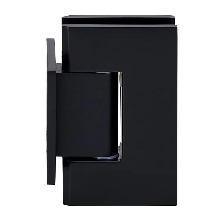 Shower Door Hinge: Geneva 074 Wall Mount, Short Back Plate, Matte Black – CRL GEN074MBL