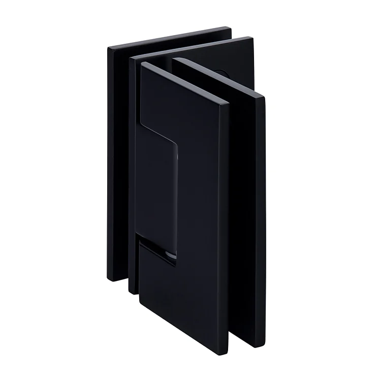 Glass to Glass Shower Door Hinge 90°: Geneva 092, Matte Black – CRL GEN092MBL