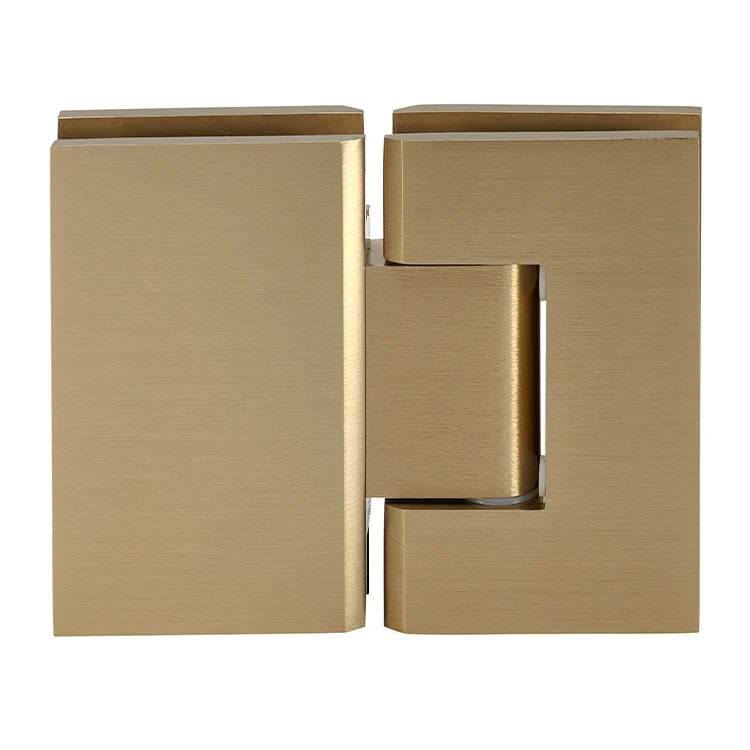 Glass to Glass Shower Door Hinge 180°: Geneva 180, Brushed Bronze – CRL GEN180BBRZ