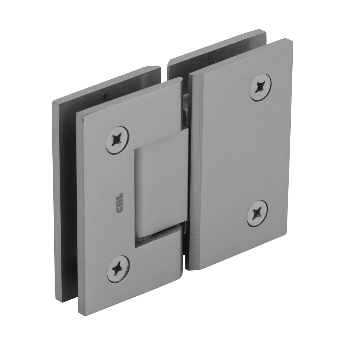 Glass to Glass Shower Door Hinge 180°: Geneva 180, Brushed Nickel – CRL GEN180BN, photo 3