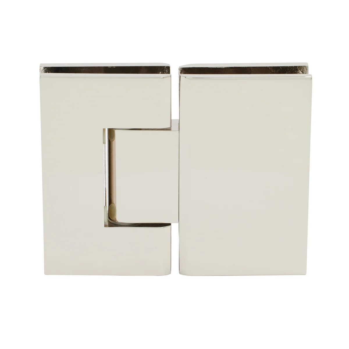 Glass to Glass Shower Door Hinge 180°: Geneva 180, Polished Nickel – CRL GEN180PN