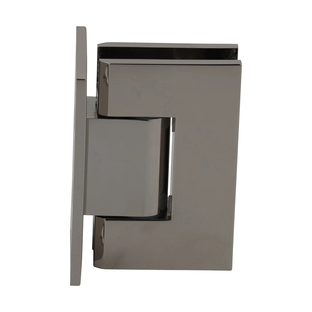 Shower Door Hinge: Geneva 337 Adjustable Wall Mount, Full Back Plate, Polished Nickel – CRL GEN337PN
